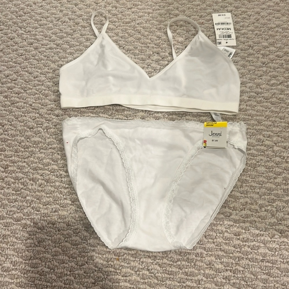 matching bra and panty set, jenni